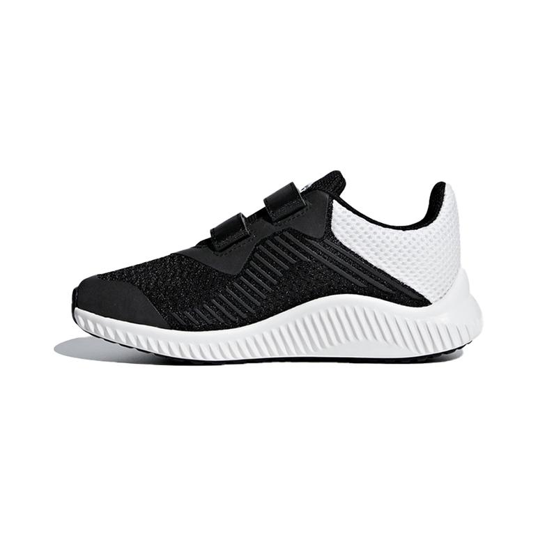 Детские кроссовки adidas Fortarun Wide Cf (черно-белые) — Чёрный / белый — фото 3