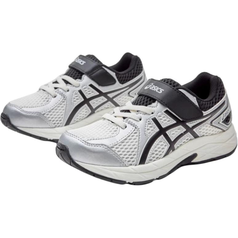 Детские кроссовки ASICS Contend Jog PS (бело-черные) — Белый / чёрный — фото 7