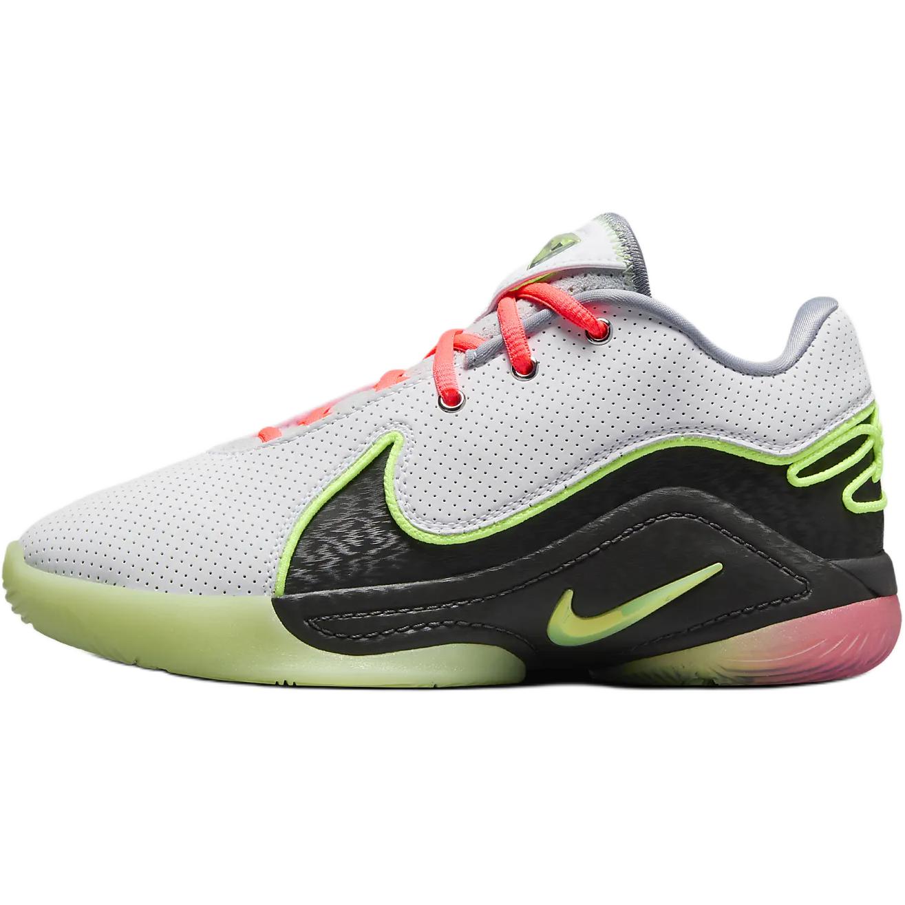 Детские кроссовки Nike Nike LeBron 22 (бело-черно-зеленые)
