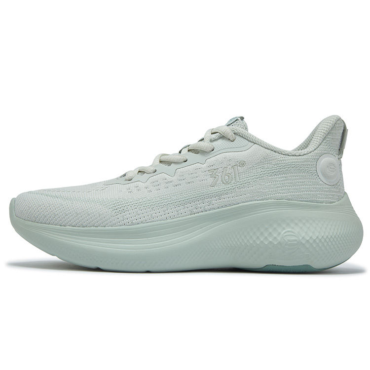 361° Slip Resistant Abrasion Resistant Low top Casual Running Shoes Women’s White Green