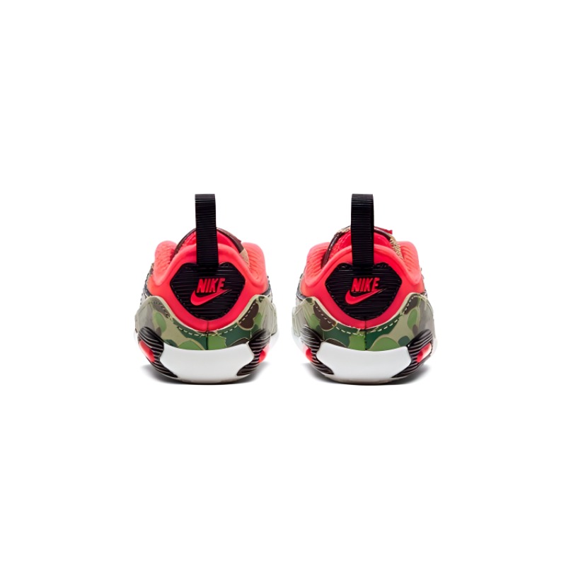 Детские кроссовки Nike Air Max 90 "Duck Camo" TD (черно-красные) — фото 4