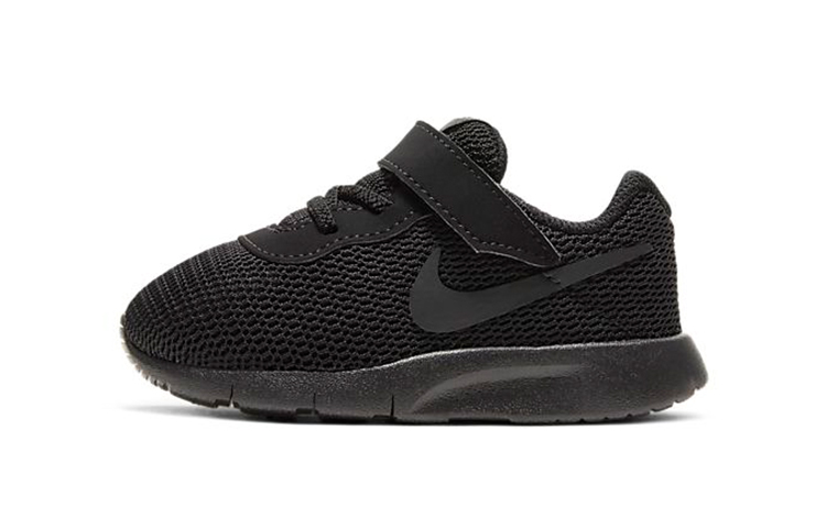 Nike Tanjun Comfortable and Simple Low-top Toddler Shoes Pure Black Infant and Toddler
