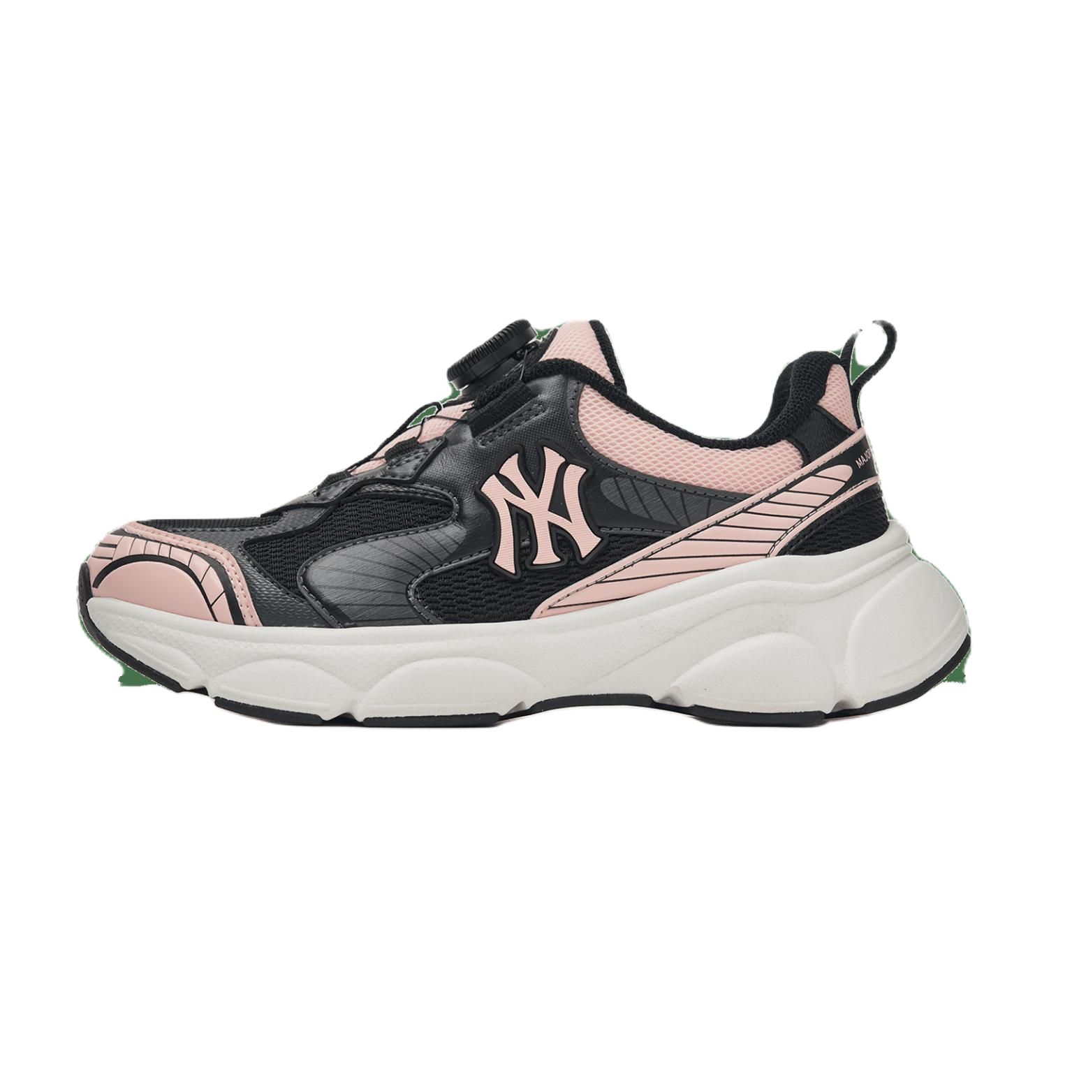 Детские кроссовки MLB Ace Runner (черно-розовые)