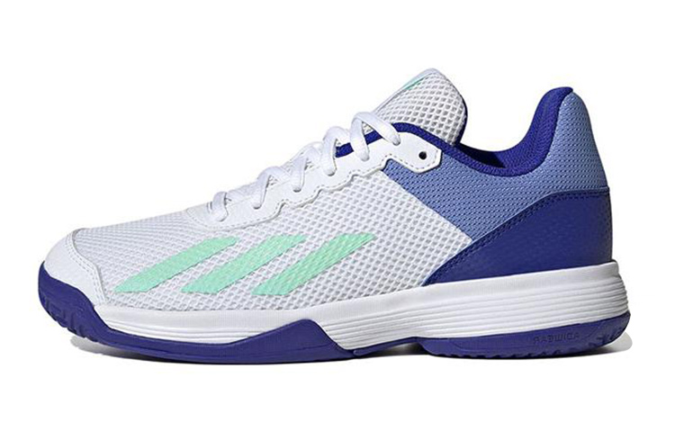 Детские кроссовки adidas Courtflash Junior Tennis (сине-серые)