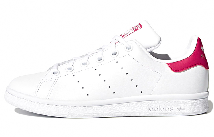 Кеды adidas adidas originals STAN SMITH J (бело-розовые)