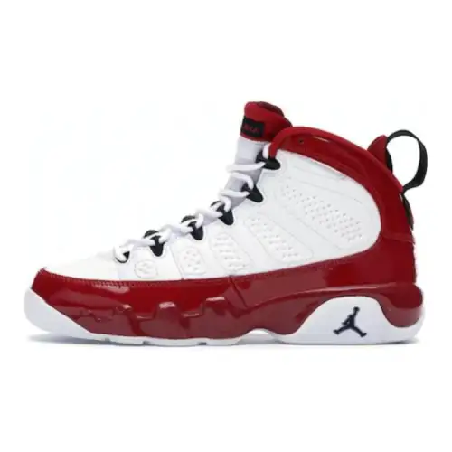 Jordan 9 Retro White Gym Red GS