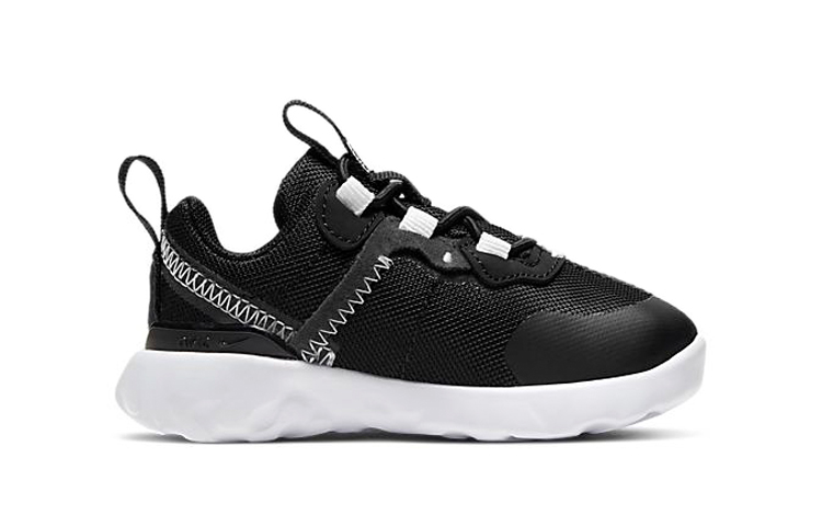 Детские кроссовки Nike React Element 55 (черно-белые) — фото 4