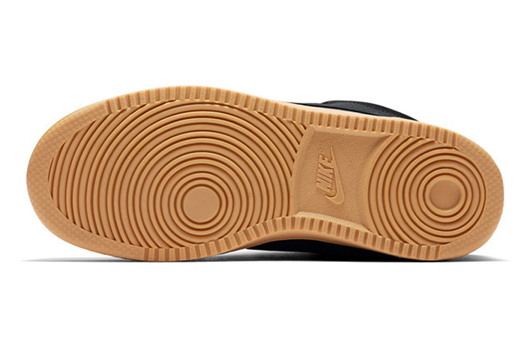 Кеды Nike NikeCourt Borough Mid WNTR (черно-коричневые) — Чёрный / коричневый — фото 6