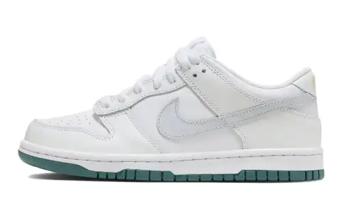 Nike Dunk Low White Grey Teal GS