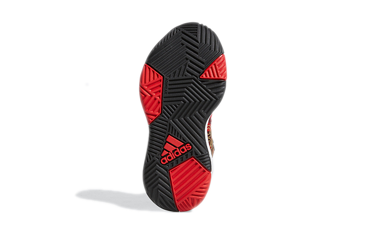 Детские кроссовки adidas OwnTheGame 2.0 (красно-золотые) — Красный / золотой — фото 7