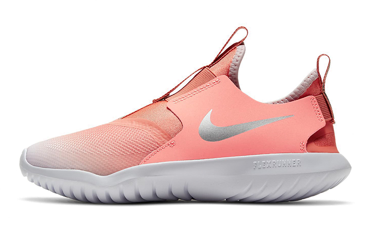 Кроссовки Nike NikeFlex Runner GS (бело-оранжевые)