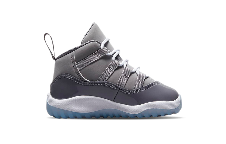 Детские кроссовки Jordan Air Jordan 11 Retro Cool Grey (серый / белый) — фото 4