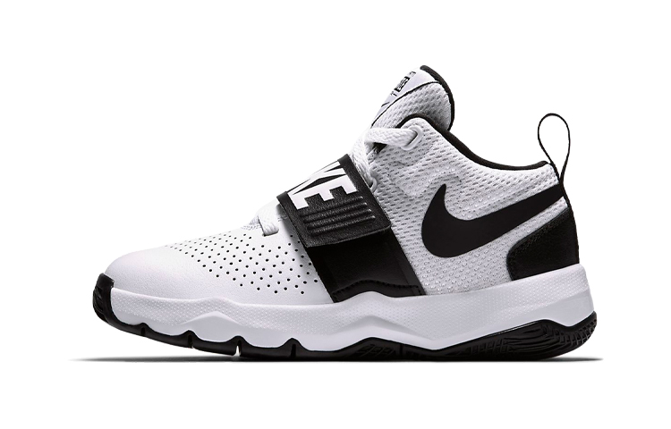 Кроссовки Jordan Team Hustle D 8 (бело-черные)