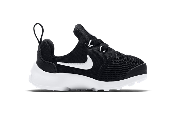 Детские кроссовки Nike Presto Fly (черно-белые) — фото 3