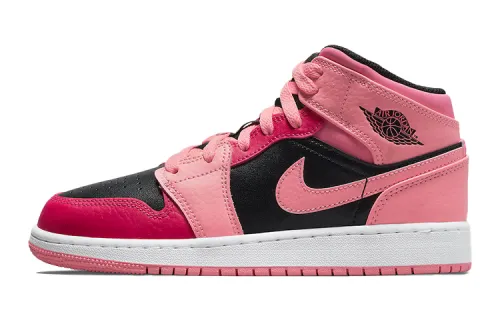 Jordan 1 Mid Coral Chalk GS