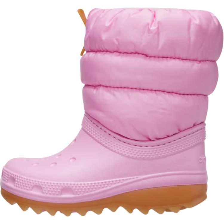 Женские сапоги Crocs Neo Puff (розовые)