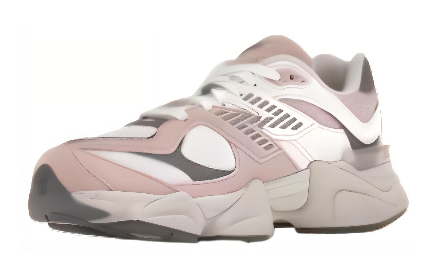 Детские кроссовки New Balance 9060 (розово-серые) — фото 5