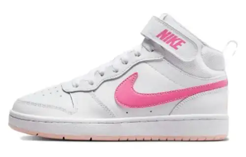 Nike Court Borough Mid 2 White Pinksicle GS