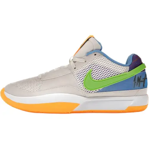 Nike Ja 1 Morant generation comfortable and versatile GS low-top basketball shoes off-white orange same style for men and women