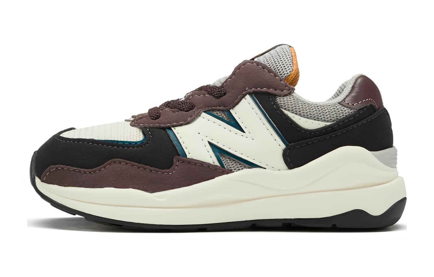 Детские кроссовки New Balance (черно-коричнево-серые)