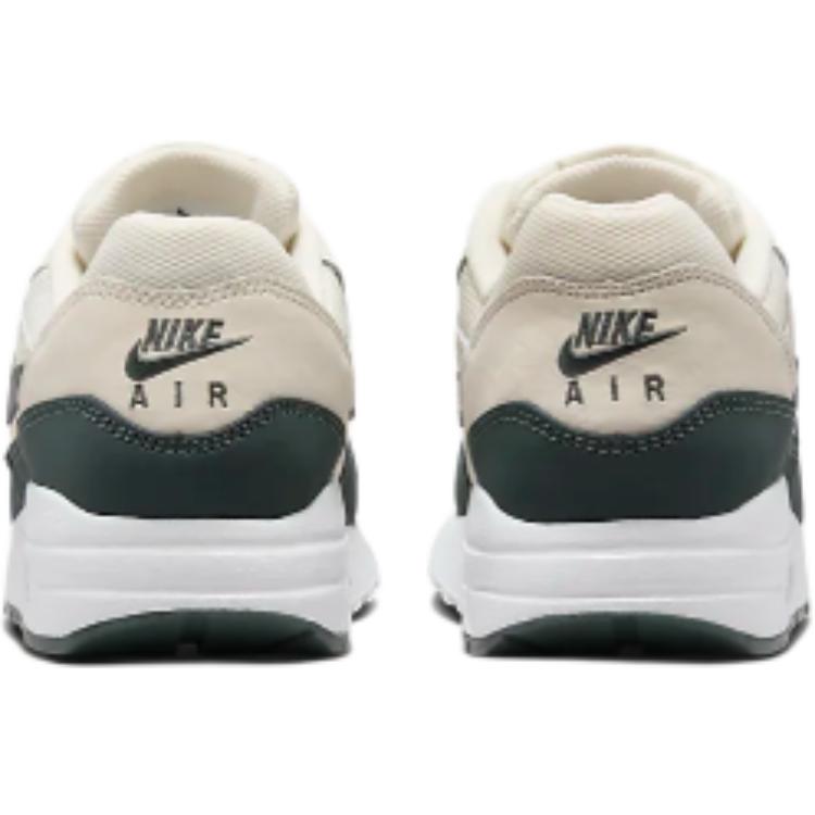 Кроссовки Nike NikeAir Max 1 GS (бежево-зеленые) — Бежевый — фото 5