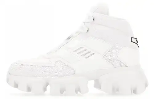 PRADA Cloudbust Thunder Casual Shoes Women's High Top White