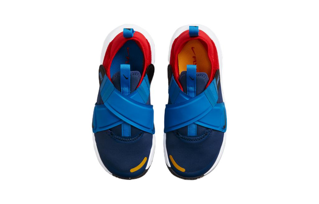 Детские кроссовки Nike Flex Advance (синий/красный/желтый/белый) — Синий / красный / жёлтый / белый — фото 5