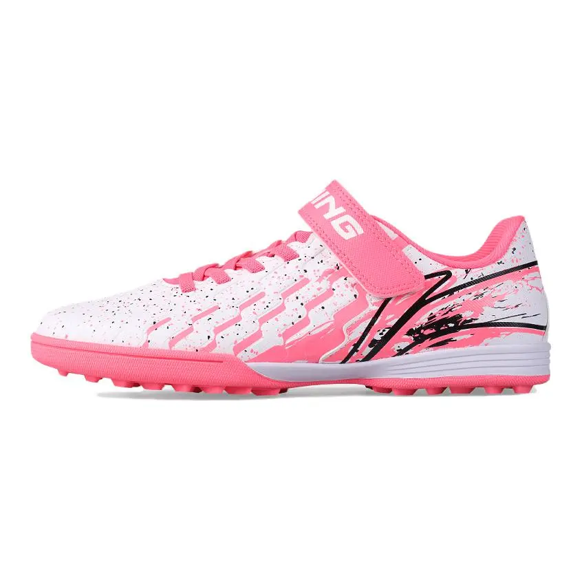 Li Ning YOUNG Low top Kids' Soccer Shoes Neon Pink Kids'