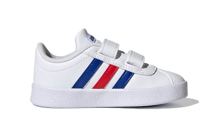 Кеды adidas neo VL Court 2.0 (бело-сине-красные) — фото 4
