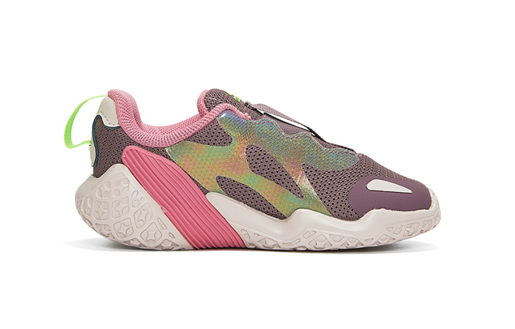 Кроссовки adidas 4Uture (фиолетовые, розовые, белые) — Фиолетовый / розовый / белый — фото 3