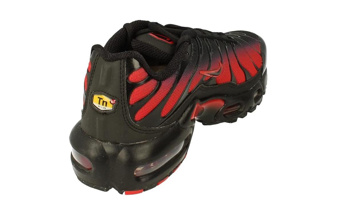 Кроссовки Nike Air Max Plus GS (черно-красные) — фото 5