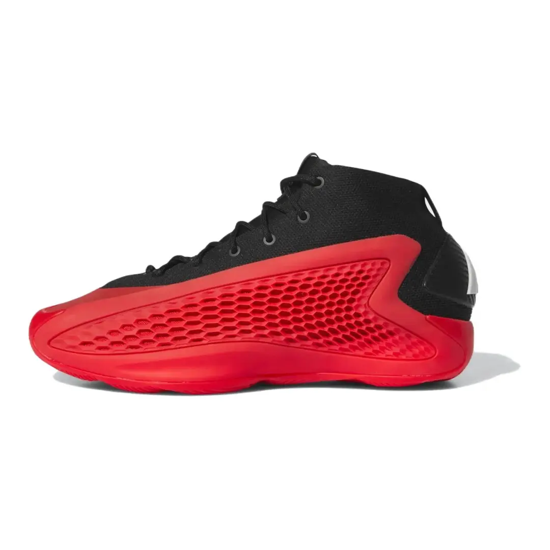 Adidas A.E. 1 Mid top Children's Basketball Shoes Red Black Unisex