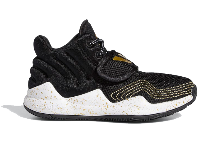 Детские кроссовки adidas Deep Threat (черно-золотой) — фото 3