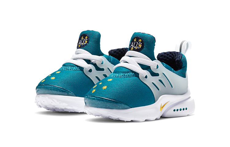 Детские кроссовки Nike Air Presto (бело-синие) — Синий / белый — фото 4