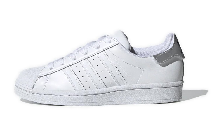 Кеды adidas originals Superstar J (бело-серебряные)