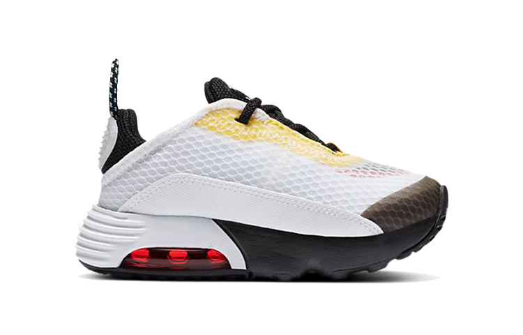 Детские кроссовки Nike Air Max 2090 (бело-желтые) — фото 4