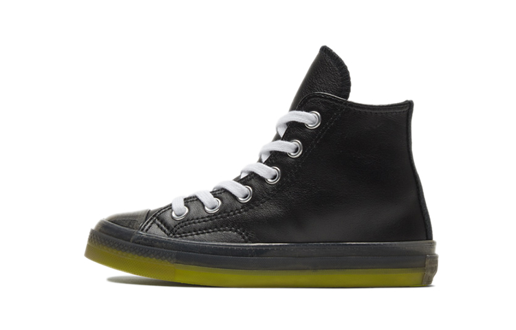 Детские кеды Converse All Star (черно-зеленые)