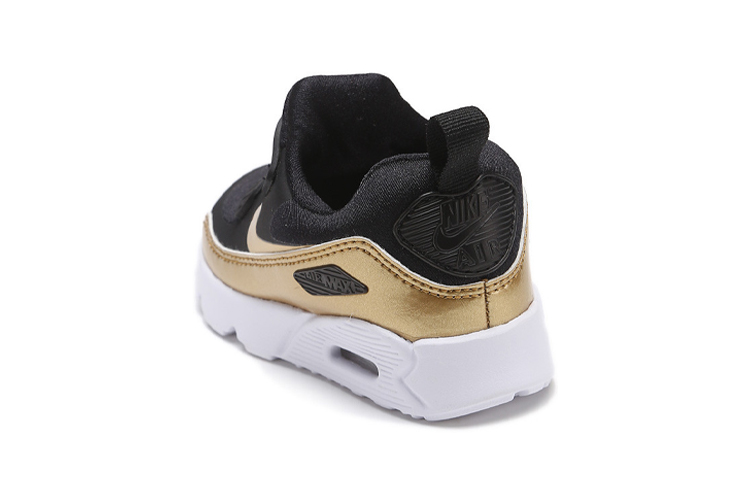 Детские кроссовки Nike Air Max Tiny 90 (черно-золотой) — фото 4