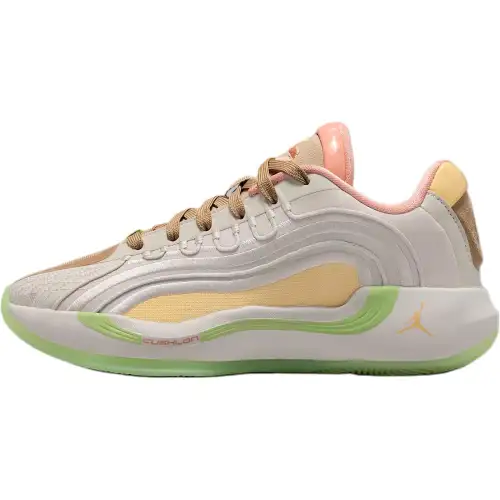 Jordan Luka 4 Low top Basketball Shoes Beige Umber Unisex