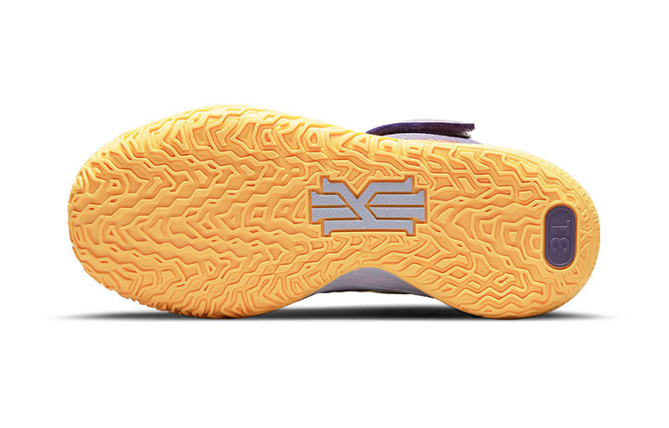 Детские кроссовки Nike Kyrie 7 "Daybreak" 7 (фиолетово-желтые) — фото 7
