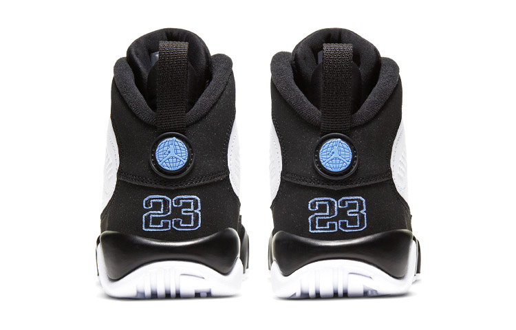 Кроссовки Jordan JordanAir Jordan 9 Retro GS (черно-бело-синие) — фото 5