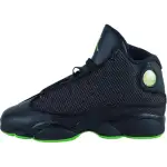 Jordan 13 High top Basketball Shoes Black Green Unisex