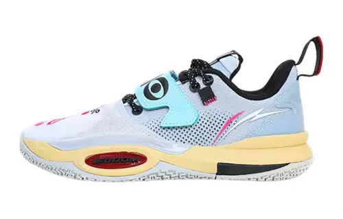 LiNing Li Ning City 10 V2 actual combat comfortable and breathable non-slip shock absorption wear-resistant low-top children's basketball shoes microcrystalline gray youth version