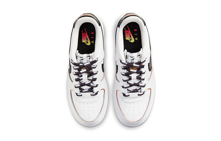 Кеды Nike Air Force 1 Fresh GS (бело-черные) — фото 5