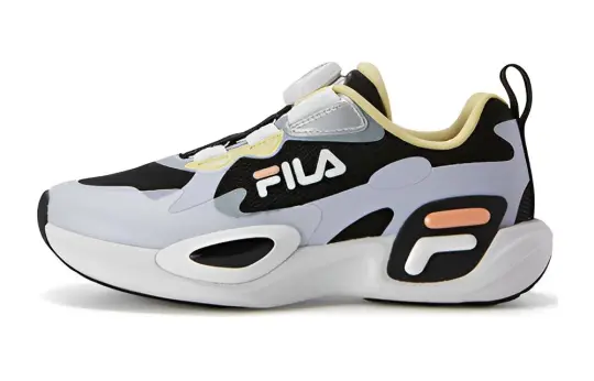 FILA KIDS Slip Resistant Abrasion Resistant Training Shoes Black Gray Purple Kids'