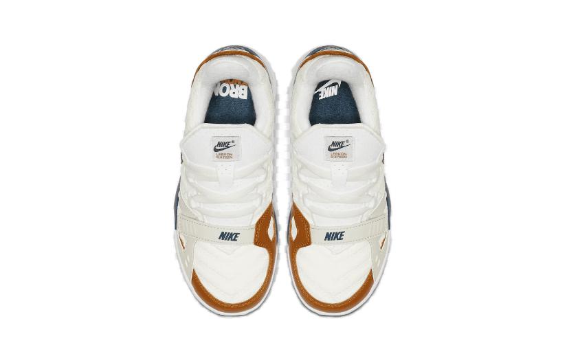Кроссовки Nike NikeLebron 16 (бело-коричневые) — фото 3