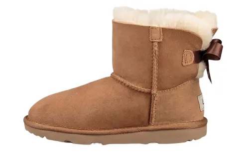 UGG Fleece keep warm children's brown boots, for teenagers