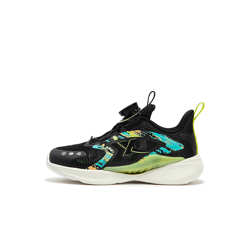 Xtep Hydrogen Wind 5.0 non-slip, shock-absorbing and wear-resistant low-top children's running shoes celery green for children and middle-aged children