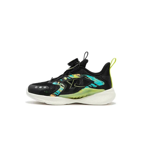 Xtep Hydrogen Wind 5.0 non-slip, shock-absorbing and wear-resistant low-top children's running shoes celery green for children and middle-aged children