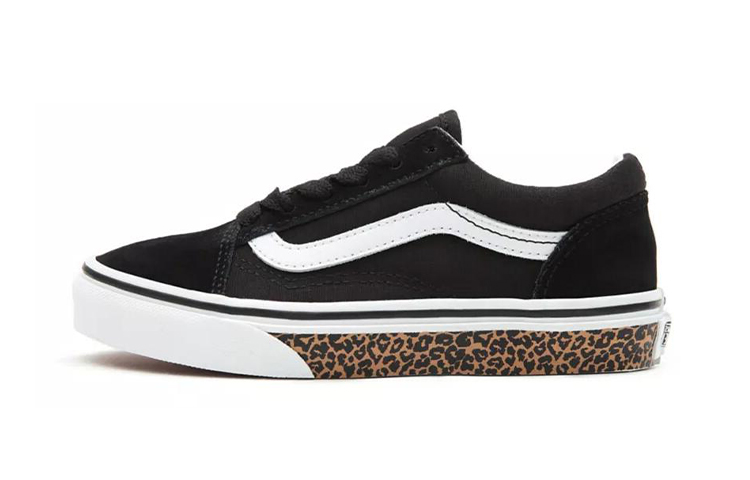 Кеды Vans Old Skool (черно-леопардовые)